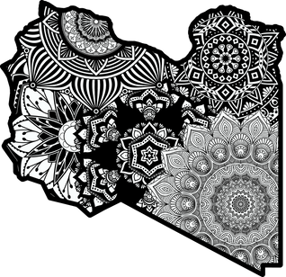 Libya Country Mandala